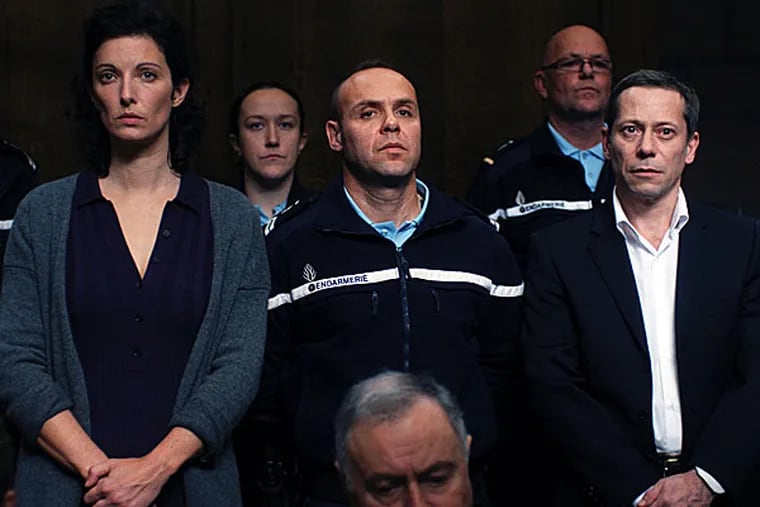 Mathieu Amalric is Julien Gahyde (right) and StÃ©phanie ClÃ©au is Esther Despierre (left) in "The Blue Room" from IFC Films.