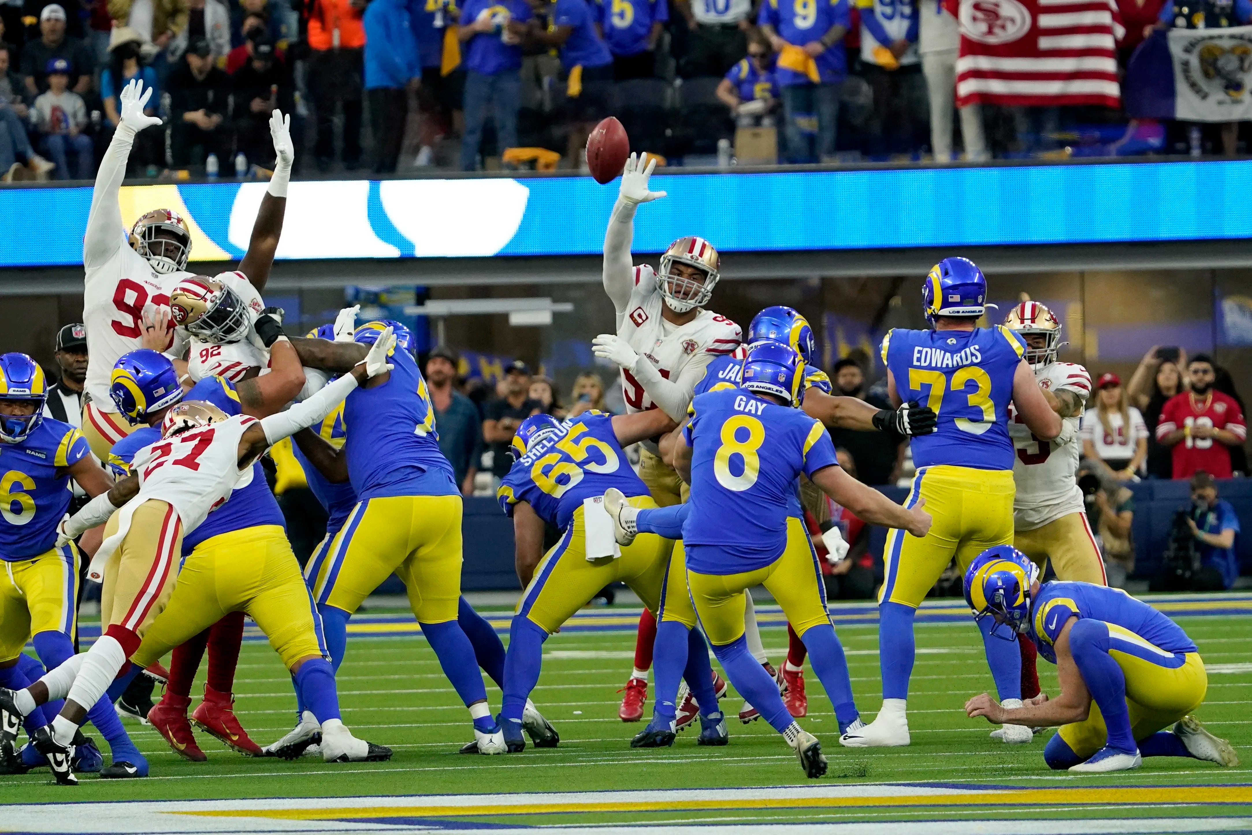 NFC Conference Championship Playoffs: San Francisco 49ers vs Los Angeles  Rams - Hogs Haven