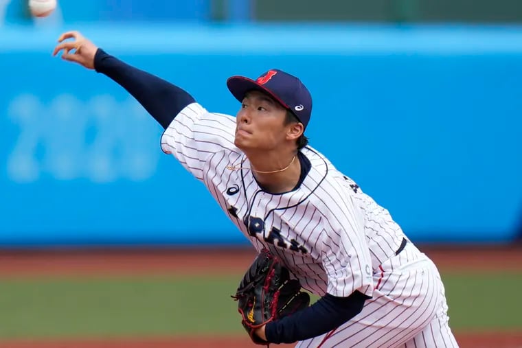 Yoshinobu Yamamoto posted a 1.82 ERA with 922 strikeouts over seven seasons in Nippon Professional Baseball in Japan.