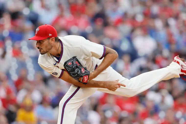 Zach Eflin is scheduled to start for the Phillies on Thursday.