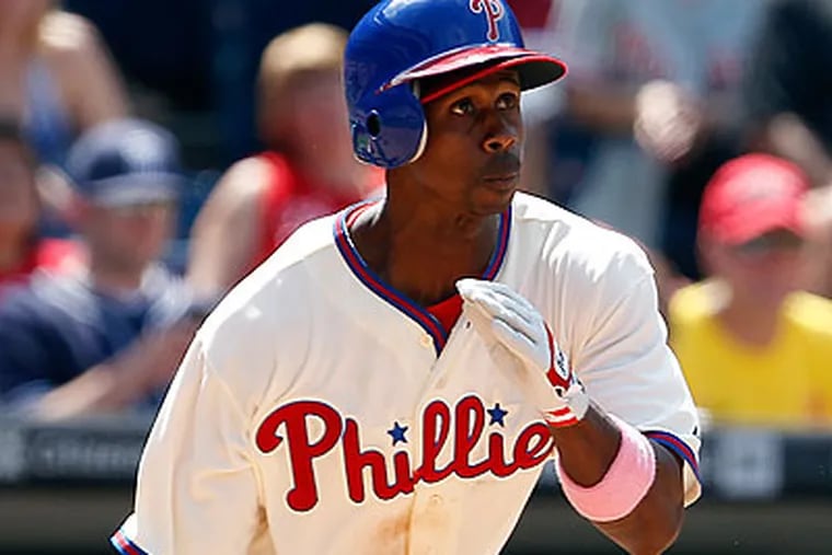 Juan Pierre started Monday for the 22d time in 36 games with the Phillies. (David Maialetti/Staff file photo)