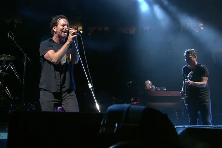 Pearl Jam performs at Wells Fargo Center on April 29, 2016. The full concert streams Thursday, Oct. 22, at 8 p.m. on nugs.tv.