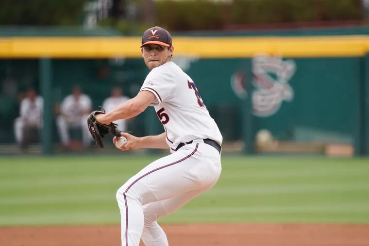 Phillies pitching prospect Griff McGarry had experience as a starter and reliever at Virginia.