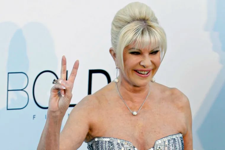 Ivana Trump arrives for the amfAR Cinema Against AIDS benefit at the Hotel du Cap-Eden-Roc, in Cap d'Antibes, southern France, in 2010.