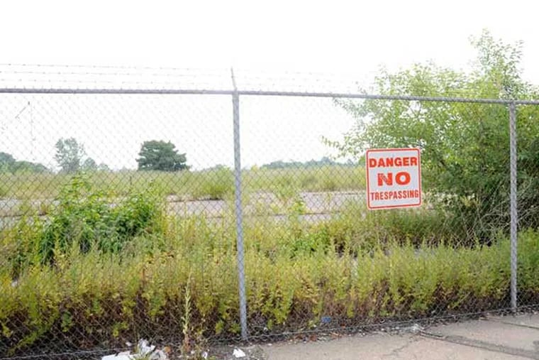 The site once proposed for the Foxwoods Casino, at 1499 South Christopher Columbus Blvd. (Clem Murray / Staff Photographer)