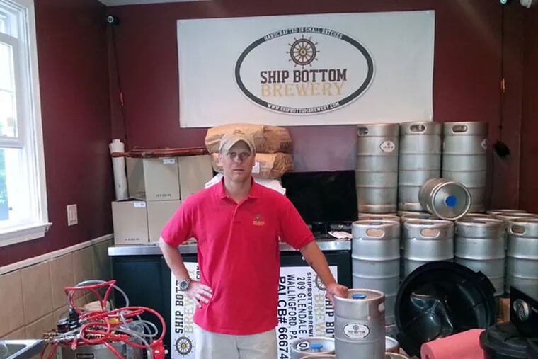 Delco's Ship Bottom Brewing is area's newest and tiniest brewery