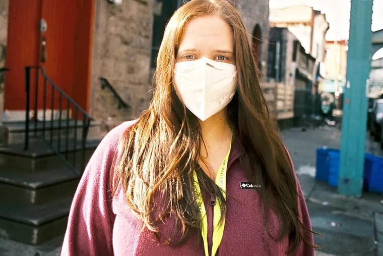 Mary Craighead runs the overdose prevention efforts at Prevention Point, the public health organization for people who use drugs. She and others distributed fentanyl testing strips in Center City earlier this month after a rash of overdoses among restaurant workers.