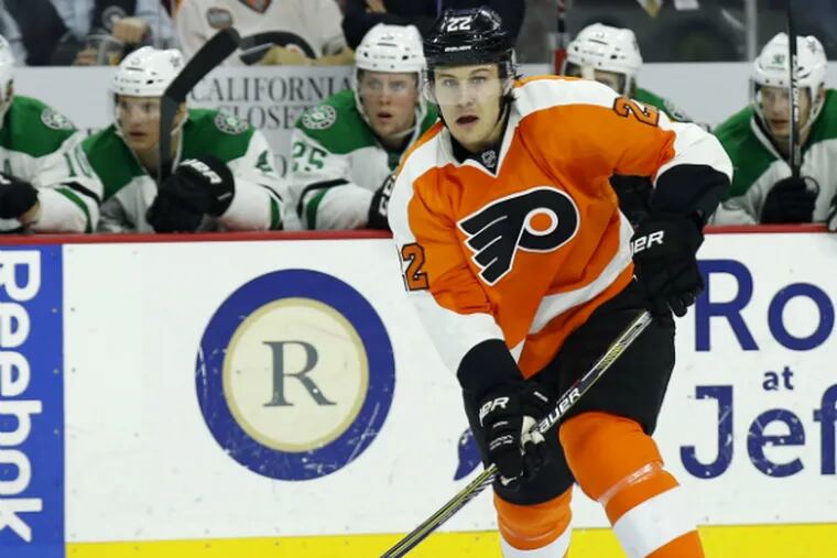 Luke Schenn says he maintains a positive outlook, even though the Flyers defense has had a lot of uncertainty this season.