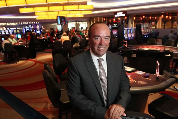 Michael Bowman, head of Valley Forge Casino Resort, at the casino. He faces a tough fine after letting in two underage women. (Michael Bryant / Staff Photographer)