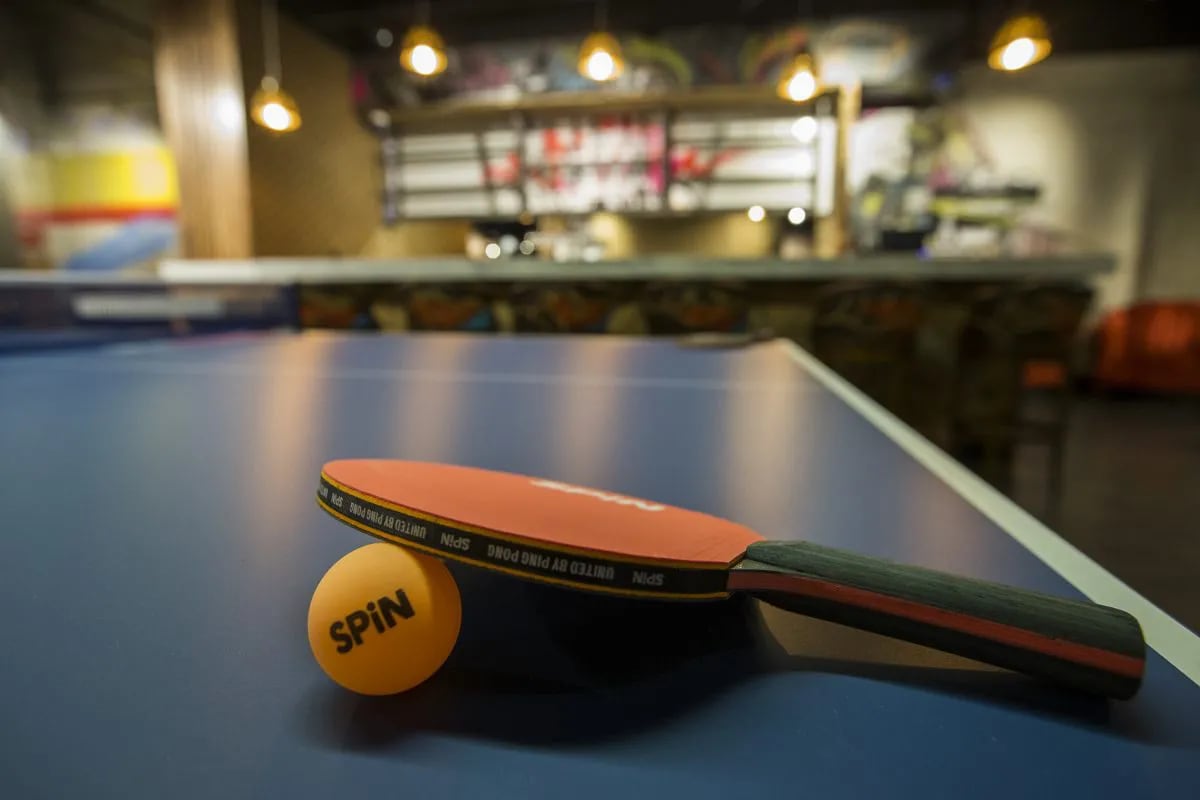Old school Ping-Pong meets new-school facilities in Center City in the form of SPiN, a place to drink, socialize, and play games.