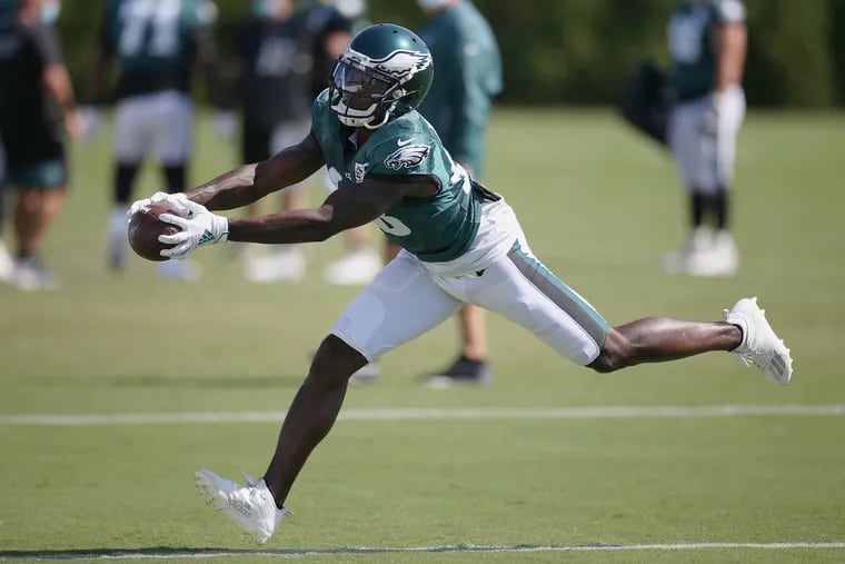 Eagles wide receiver Jalen Reagor had a solid training camp.