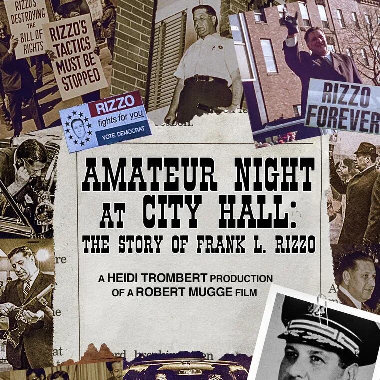 Poster for Robert Mugge's 'Amateur Night at City Hall: The Story of Frank L. Rizzo' that screens at Lightbox Film Center on Sept. 22