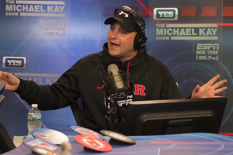 Former WFAN and WIP host Craig Carton appears on "The Michael Kay Show" on ESPN radio in New York on Monday, a few days after he was sentenced to three and a half years in prison.