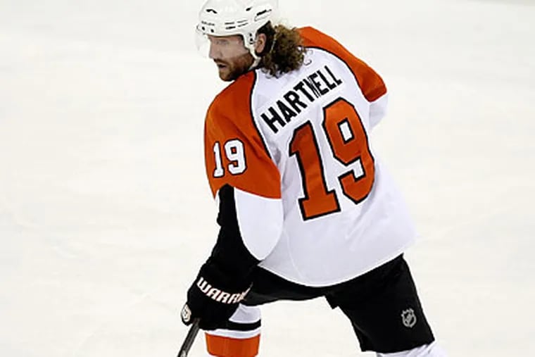"I just want to get off to a good start to the series," Scott Hartnell said. (Yong Kim/Staff file photo)
