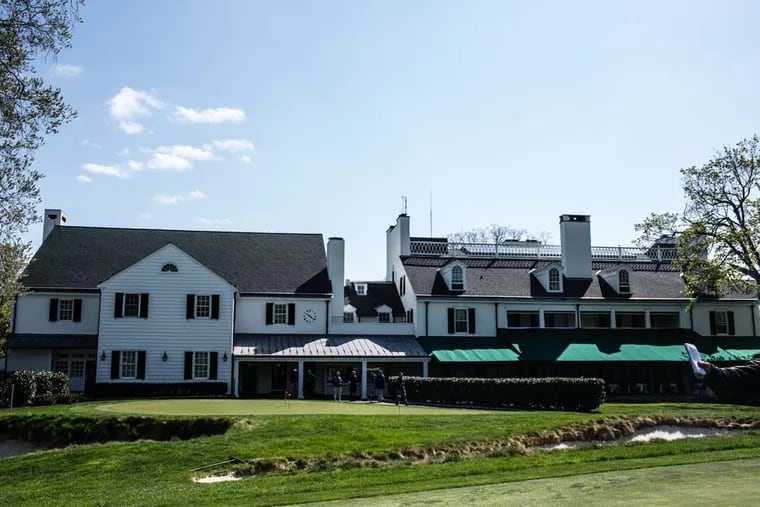 The clubhouse at the East Course of Merion Golf Club is known as the "Upper Terrace" to the members.