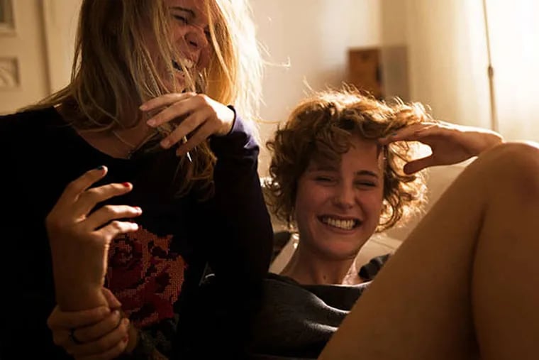 Carla Juri (right, with Marlen Kruse) as a German girl dealing with sexuality and other bodily matters in a shocking manner. (Strand Releasing)