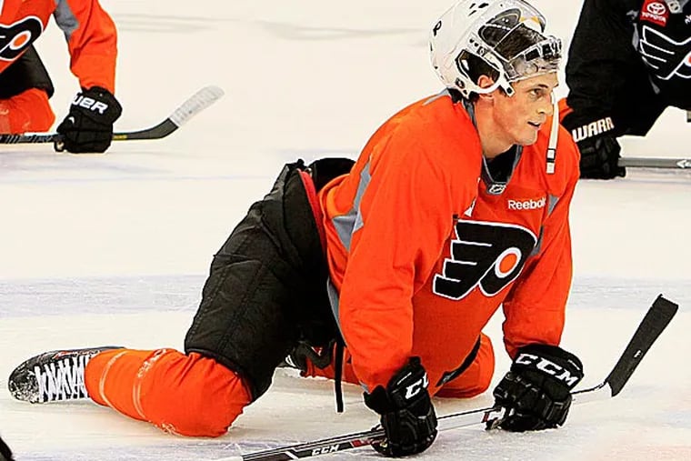 The Flyers' Vincent Lecavalier. (Dirk Shadd/The Tampa Bay Times/AP)