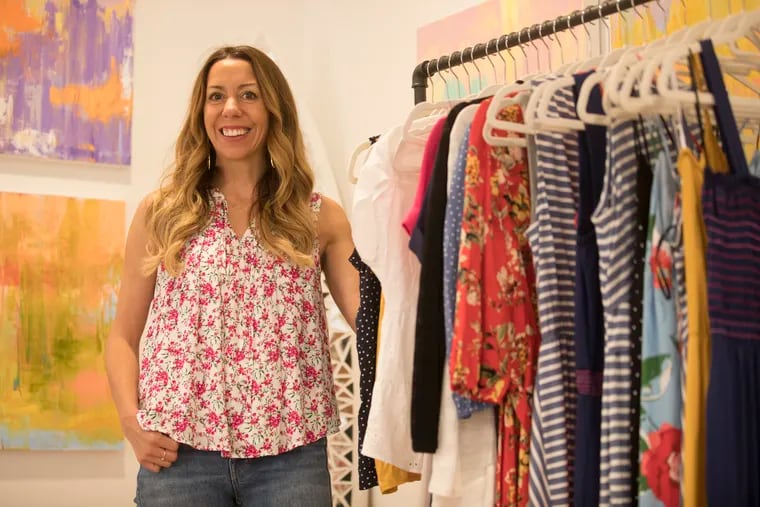 Lindsey Schuster us a popular fashion and lifestyle influencer. She's about to launch her first ever dress line with Gibson, Gibson x The Motherchic, that will be available on May 9 at Nordstrom.com.