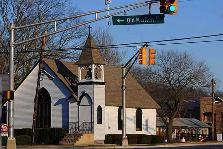 Evesham Township, NJ on Jan. 24, 2013.  Here, the Pine Grove Baptist Church.  APRIL SAUL / Staff Photographer