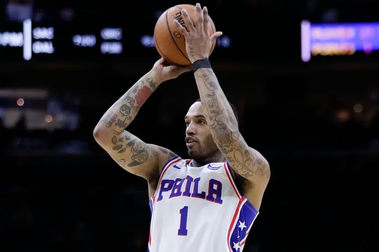 Sixers forward Mike Scott, shown during a game against Toronto, came up big against the Celtics on Thursday night.