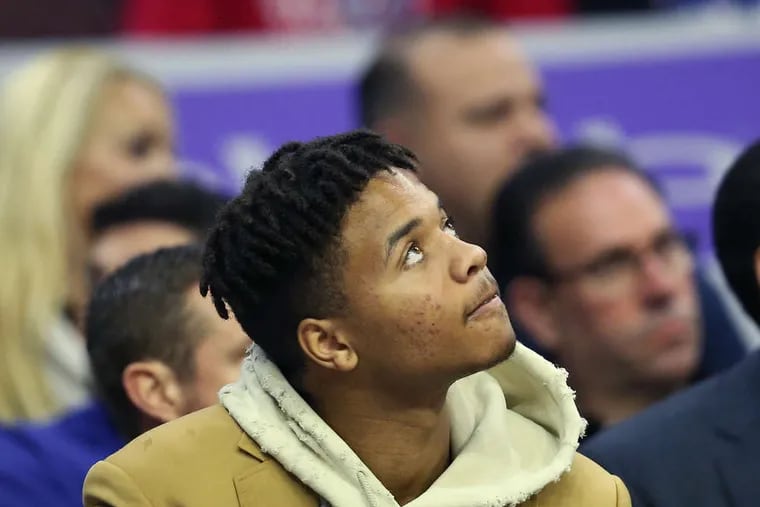 Markelle Fultz was expected to miss three to six weeks.