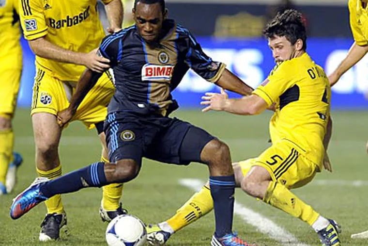 The Union are 16 points out of a playoff spot with 10 games left in the season. (Michael Perez/AP)