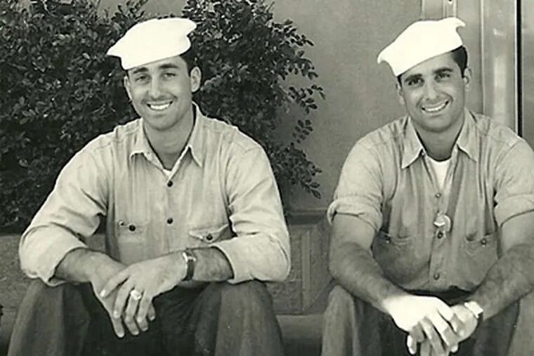 Joseph N. Brancato (right) during World War II. He was the last survivor of seven siblings.
