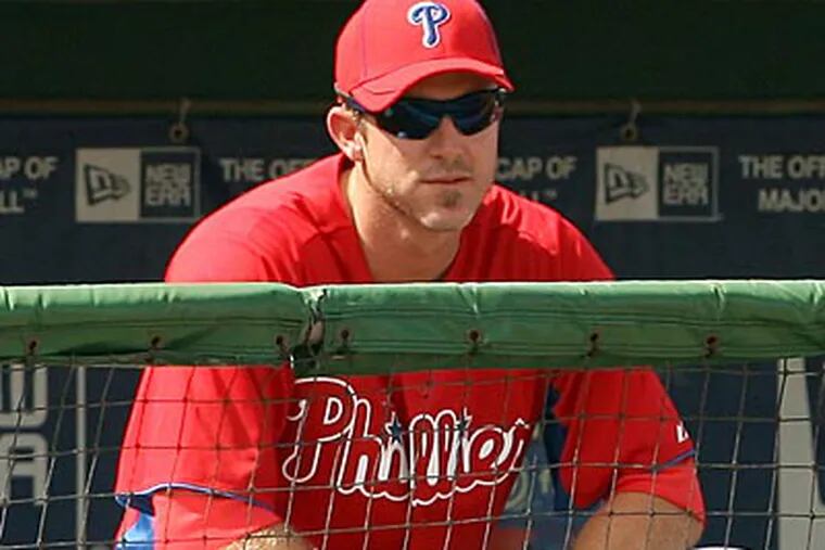 Chase Utley will begin the season on the disabled list. (Yong Kim / Staff Photographer)