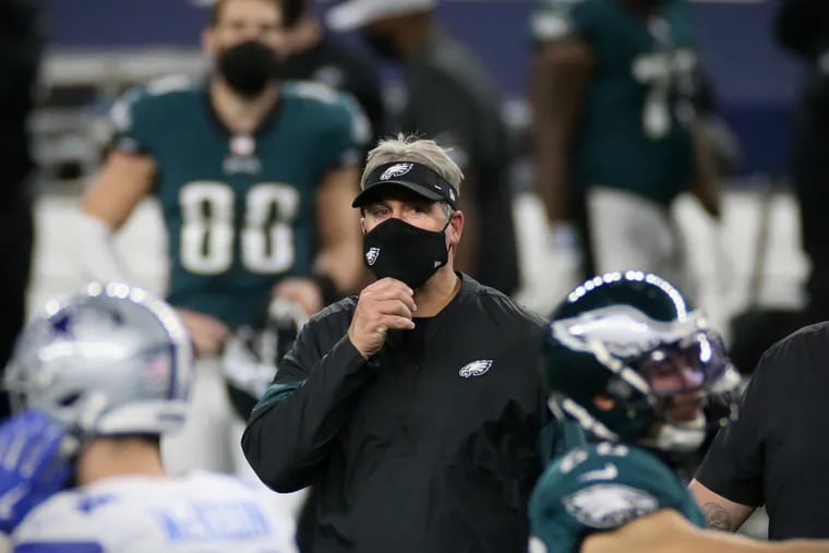 Is Eagles coach Doug Pederson on the hot seat after Sunday's 37-17 loss to the Dallas Cowboys?