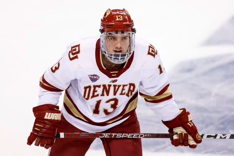 Former seventh-round pick Massimo Rizzo averaged 1.21 points per game last season at the University of Denver.