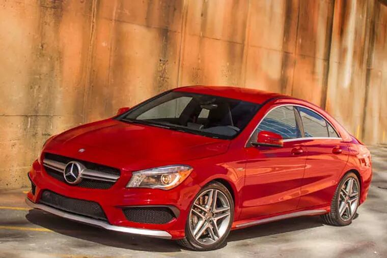 The new entry-level Mercedes CLA-Class is every bit a Mercedes and yet priced at $29,900. (Mercedes-Benz/TNS)