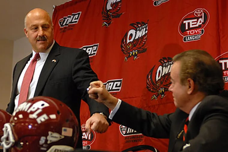 Temple could be headed back to the Big East for football. (Tom Gralish/Staff file photo)