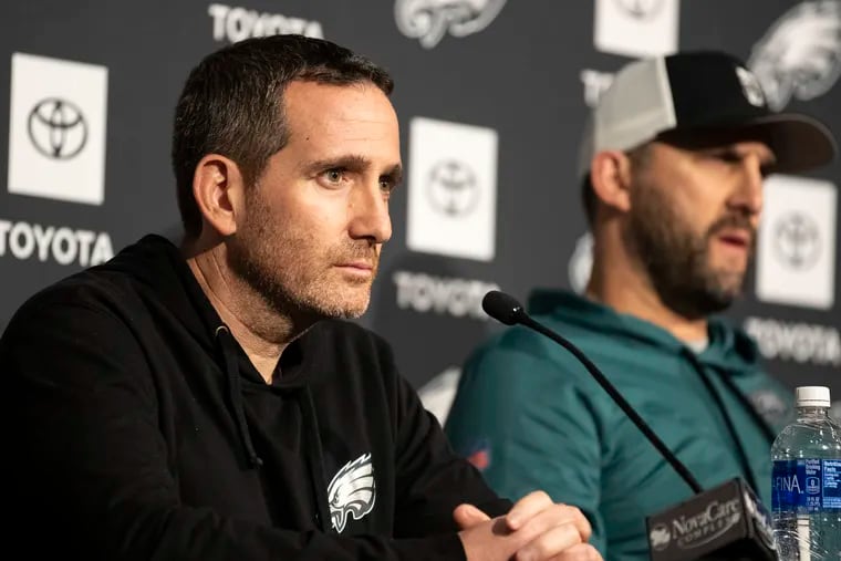 Eagles general manager Howie Roseman and head coach Nick Sirianni have a number of needs heading into the first round of the 2024 NFL draft tonight in Detroit.