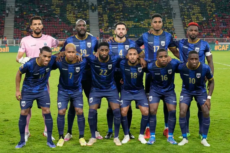 Jamiro Monteiro (10) has started both of Cape Verde's games at the Africa Cup of Nations so far.
