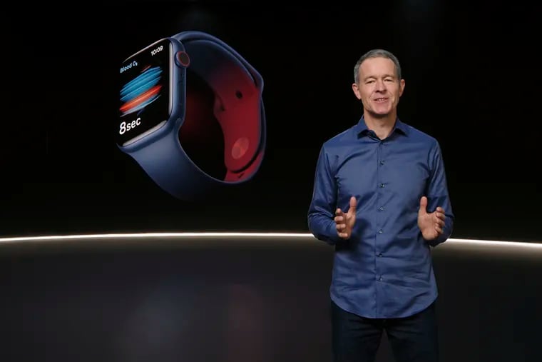Apple's Chief Operating Officer Jeff Williams unveiled Apple Watch Series 6 on Tuesday.