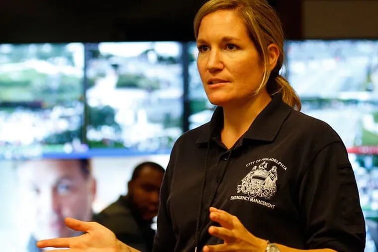 Samantha Phillips is the city’s “master of disaster,” director of emergency management who is coordinating security and logistics for Pope Francis’ visit. (YONG KIM / Staff Photographer)