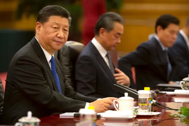 Chinese President Xi Jinping sits during a meeting at the Great Hall of the People in Beijing July 2, 2019. Xi seems obsessed, writes George Will, with projecting strength.