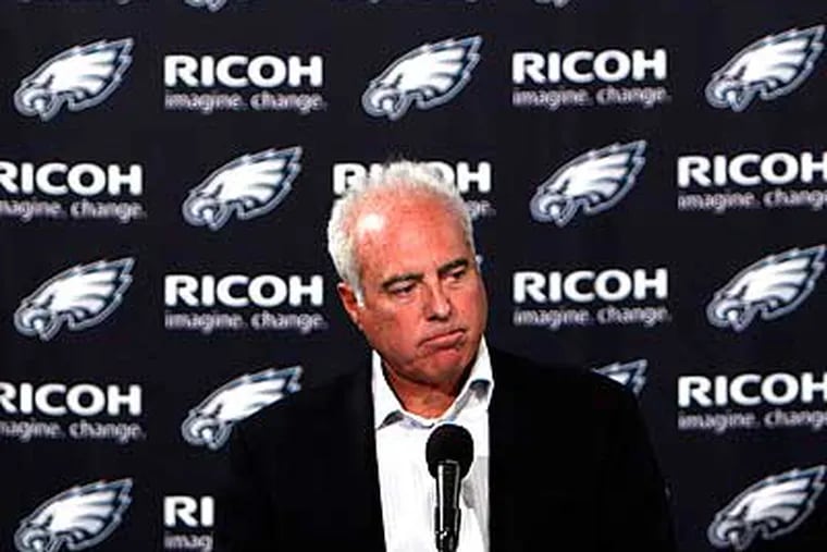 Jeffrey Lurie repeated his belief that an 8-8 season would be considered "unacceptable." (David Maialetti/Staff Photographer)