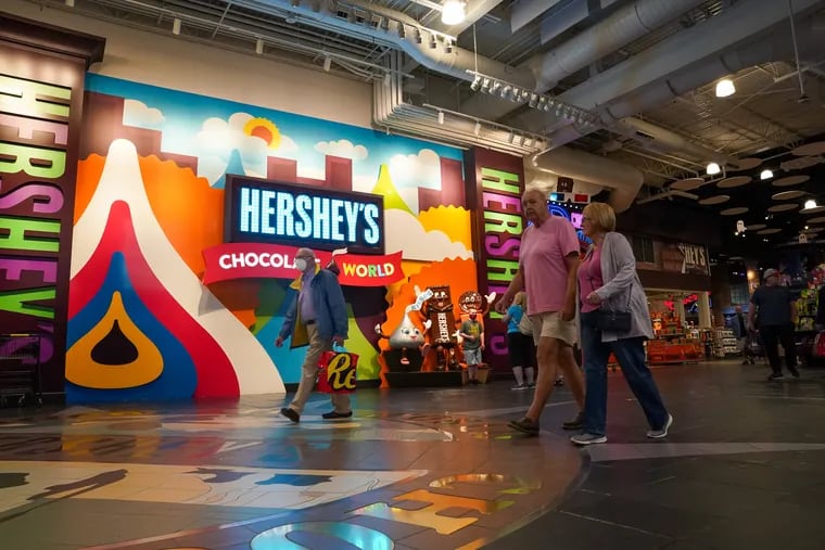 Chocolate is the main draw in Hershey, PA.