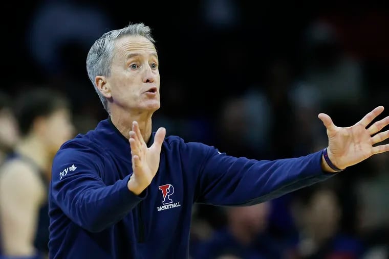Penn coach Steve Donahue and his team are hitting the road in the lead-up to the start of Ivy League play on Jan. 6.