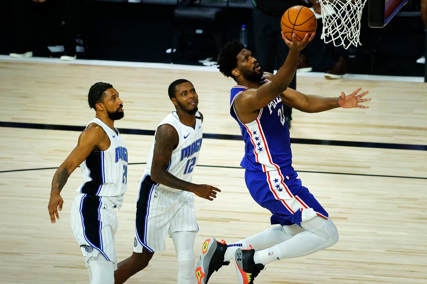Sixers-Magic observations: Joel Embiid wakes up, Alec Burks at the point