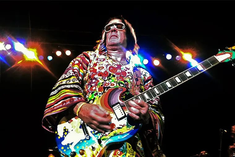 Upper Darby native son Todd Rundgren, shown here at the Tower Theater in 2012.