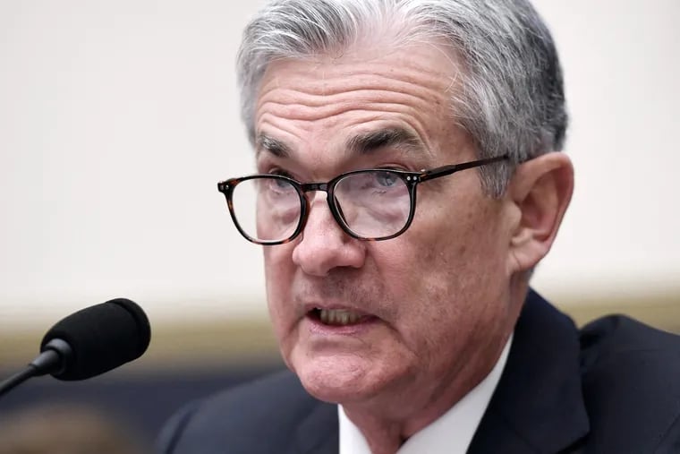 Federal Reserve Chairman Jerome Powell testifies on monetary policy, before the House Financial Services Committee on Capitol Hill in Washington, D.C., U.S., Feb. 27, 2018. At the time Powell was projecting faster interest rate increases. (Olivier Douliery/Abaca Press/TNS)