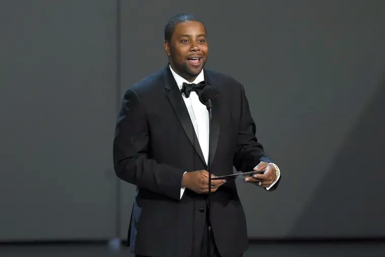 Kenan Thompson presents the award for outstanding drama series at the 70th Primetime Emmy Awards at the Microsoft Theater in Los Angeles in 2018. Thompson of “Saturday Night Live” and Hasan Minhaj of Netflix’s “Patriot Act with Hasan Minhaj” will headline this year’s White House Correspondents’ Dinner.