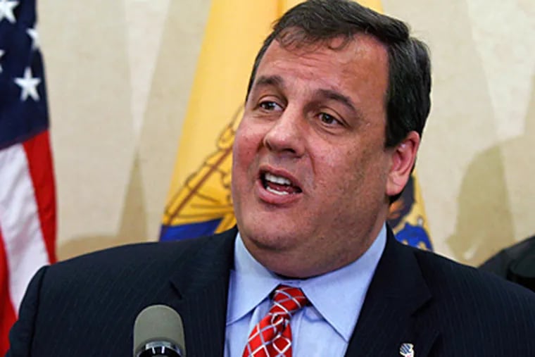 "I'm shocked to know that a liberal professor from Princeton believes in higher taxes on rich people," Christie said when asked about the study. "What's your next news flash? That President Obama's running for reelection?" (Mel Evans / Associated Press file)