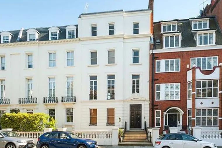 Photo of the London townhouse owned by American Airlines, located at16 Cottesmore Gardens, Kensington, London. Photo provided by Allied Pilots Association (APA).