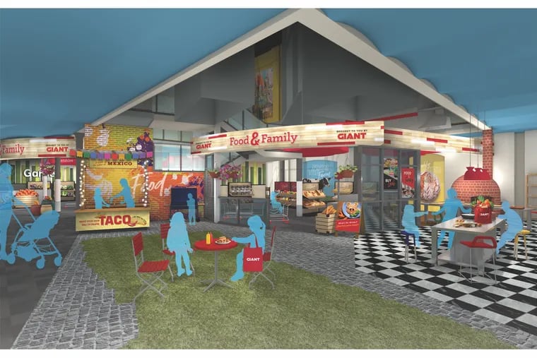 Conceptual rendering of new market exhibit planned for Please Touch Museum. The exhibit is scheduled to open in a year.