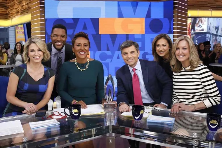 The Good Morning America crew. The show will air a segment broadcast from Philadelphia on June 2, 2017.