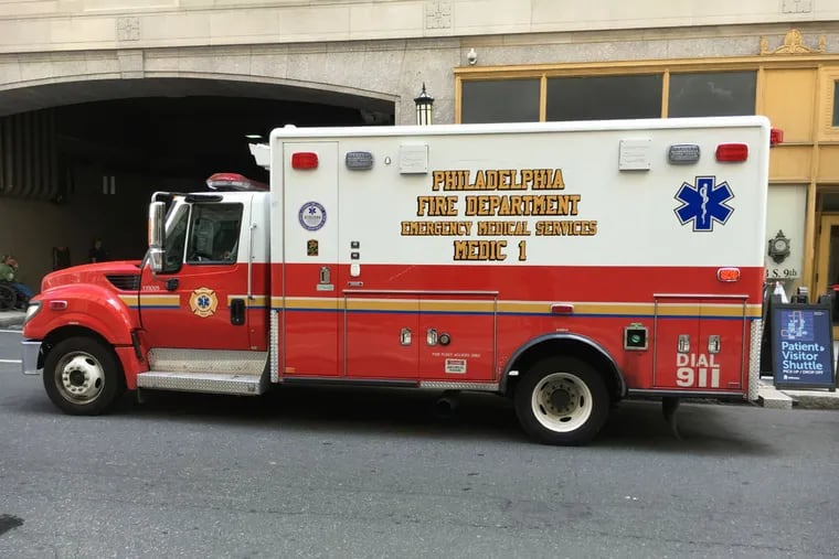 The Fire Department’s Emergency Medical Services ambulances will take you to the hospital, for a steep price.
