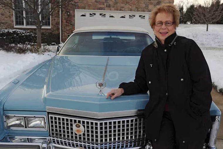 Toni Rothman, of Garnet Valley, Pa., with her 1975 Cadillac Eldorado. She belongs to the Antique Automobile Club of America Museum, which is sponsoring a tour of Cuba in April.